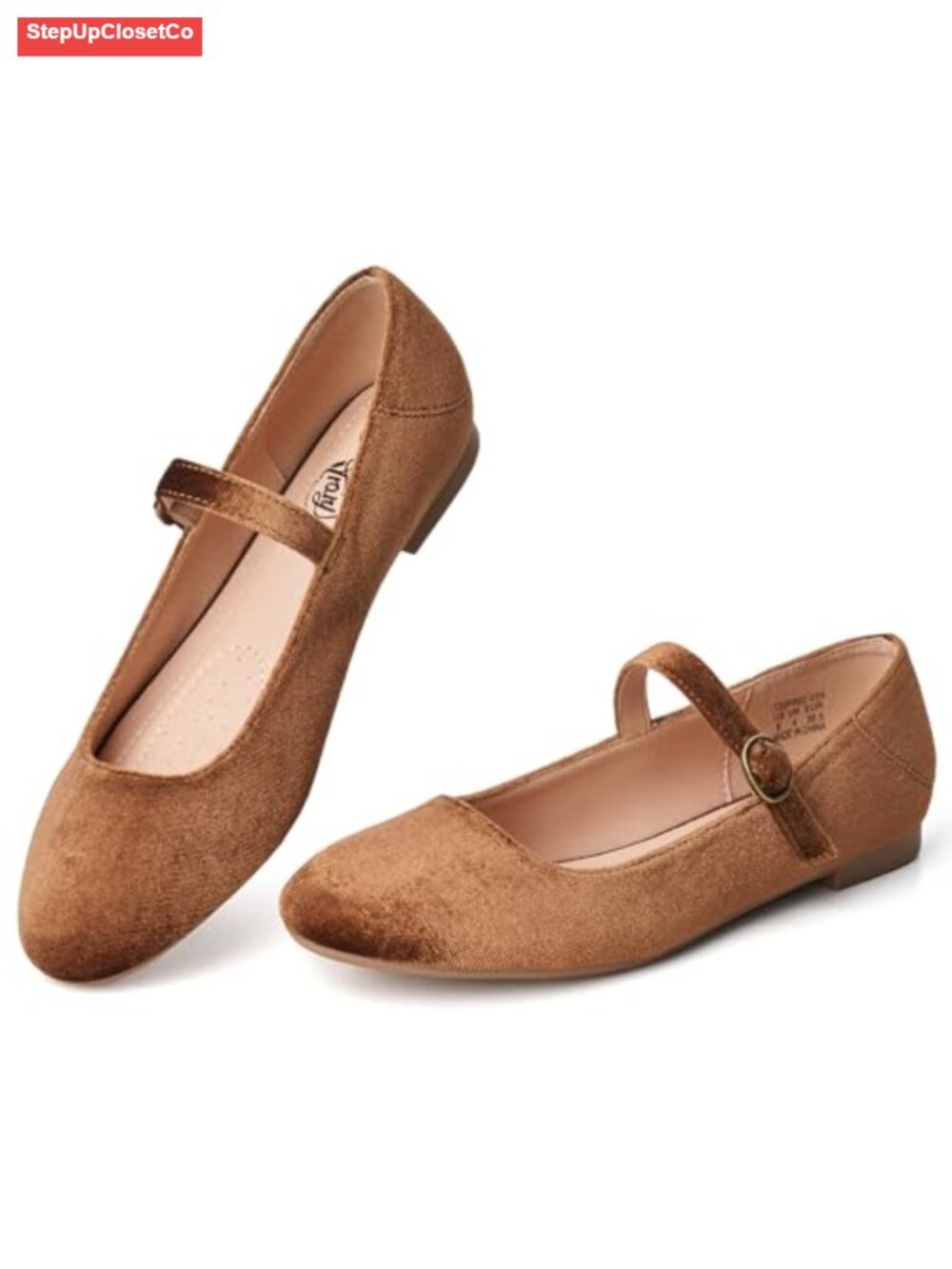 Mary Jane Ballet Flats for Women, Comfortable Round Toe Dress Shoes